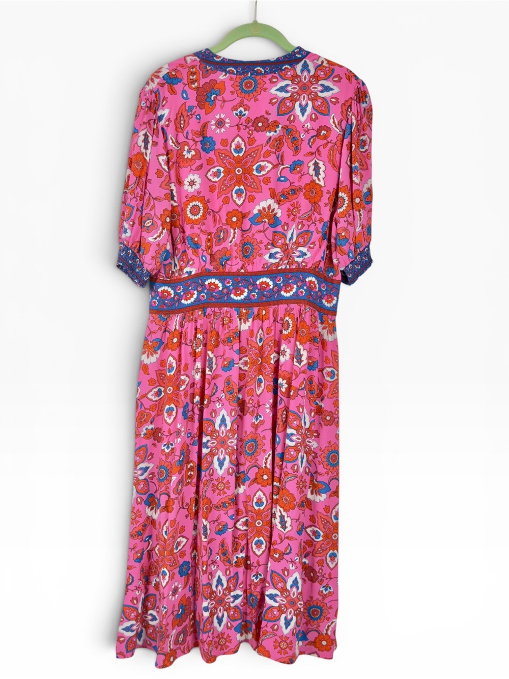 Boden Pink Elsa Midi Tea Dress - Picture 3 of 12
